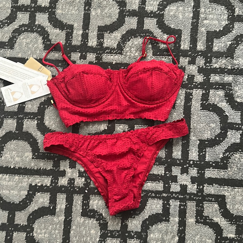 NWT Vix Paula Hermanny Bikini Set Sz Med